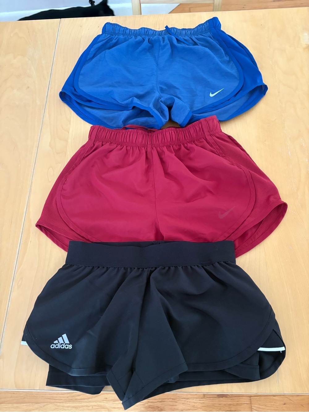 Lot 3 women’s running athletic shorts XS adidas Nike